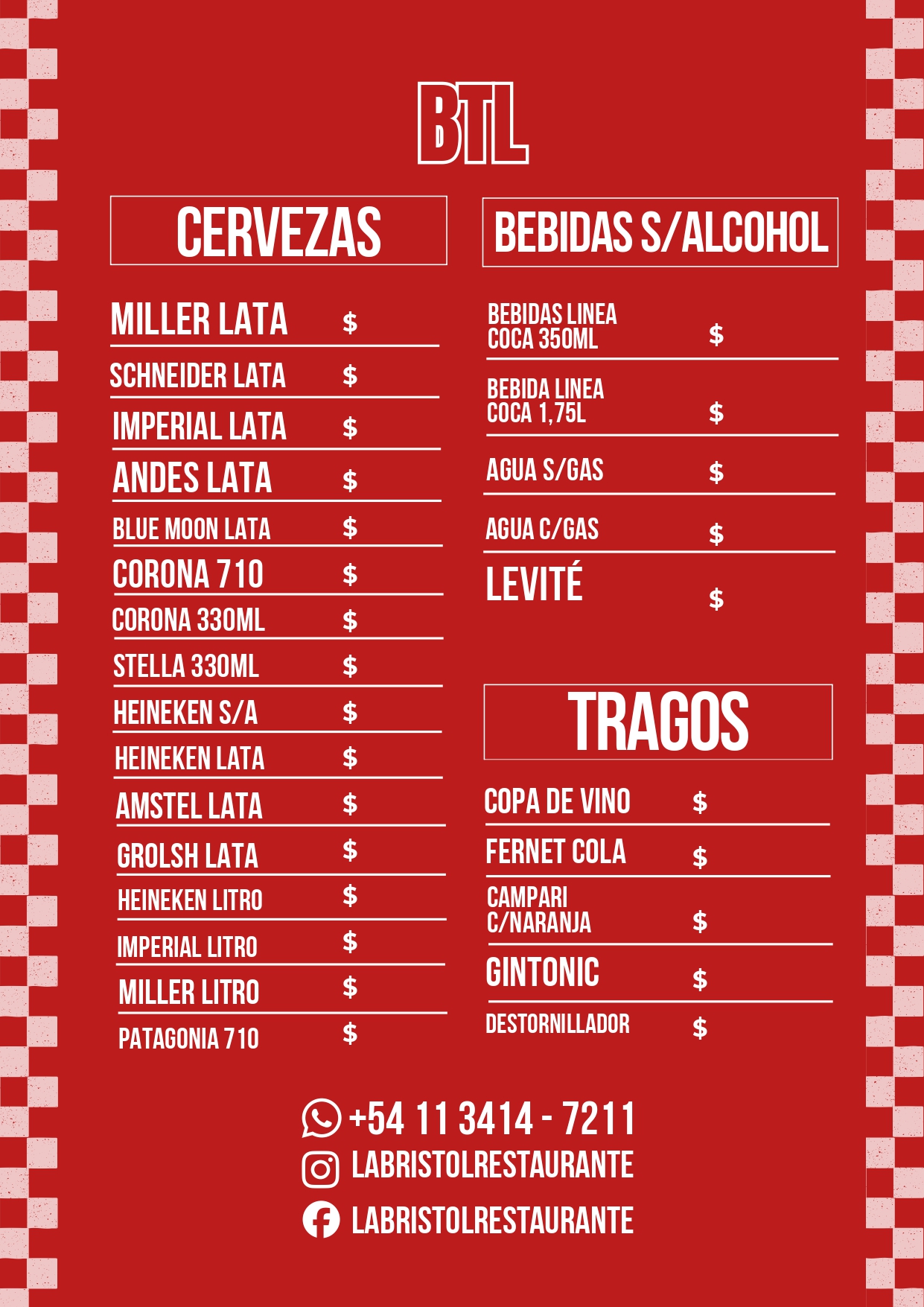 Menú Página 4